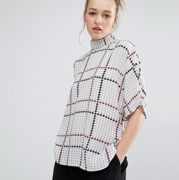 ASOS Tops - Houndstooth Top